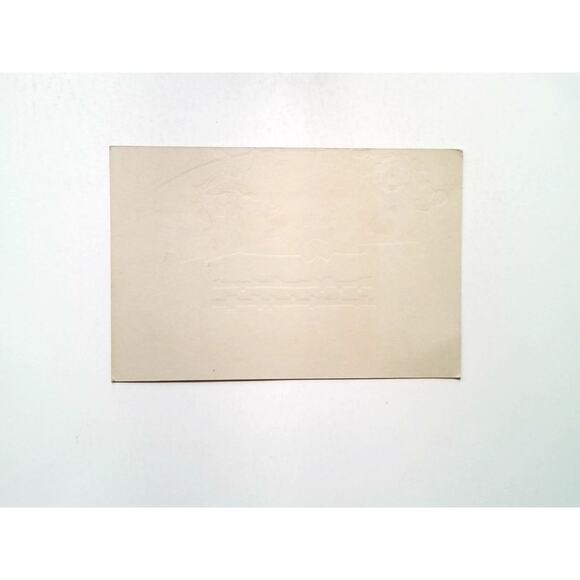 Vintage Christmas Holiday Greeting Card Horse Carriage Snow Scene Early Art - Picture 3 of 3